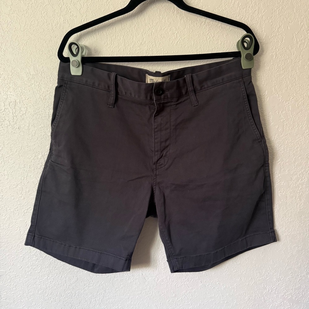 Madewell 7” Men's Blue Chino Shorts- W 34